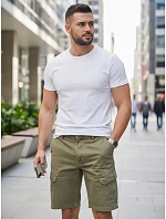 Pánské klasické bílé tričko FashionStreet RX5674