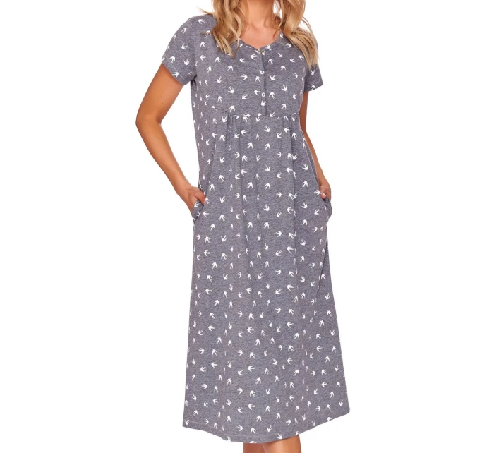 Dámská těhotenská košile 4119 grey plus - Doctornap