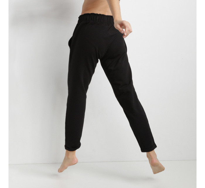 Pohodlné dámské kalhoty DIM COMFY JOGGING PANTS - DIM - černá