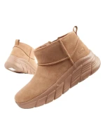 Skechers dámské zimní kotníkové boty zateplené kožené hnědé dámské