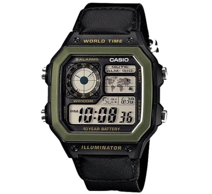 Hodinky CASIO AE-1200WHB-1 + krabice Hodinky CASIO AE-1200WHB-1 + krabice