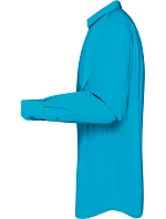 Daiber JN 678 Popelínová košile s dlouhým rukávem 02.0678 turquoise Daiber JN 678 Popelínová košile s dlouhým rukávem 02.0678 turquoise