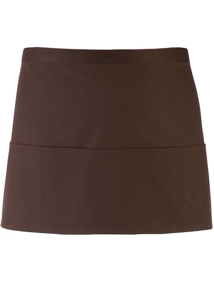 Premier PR 155 Krátká zástěra do pasu s kapsou "Colours" 39.0155 brown Premier PR 155 Krátká zástěra do pasu s kapsou "Colours" 39.0155 brown