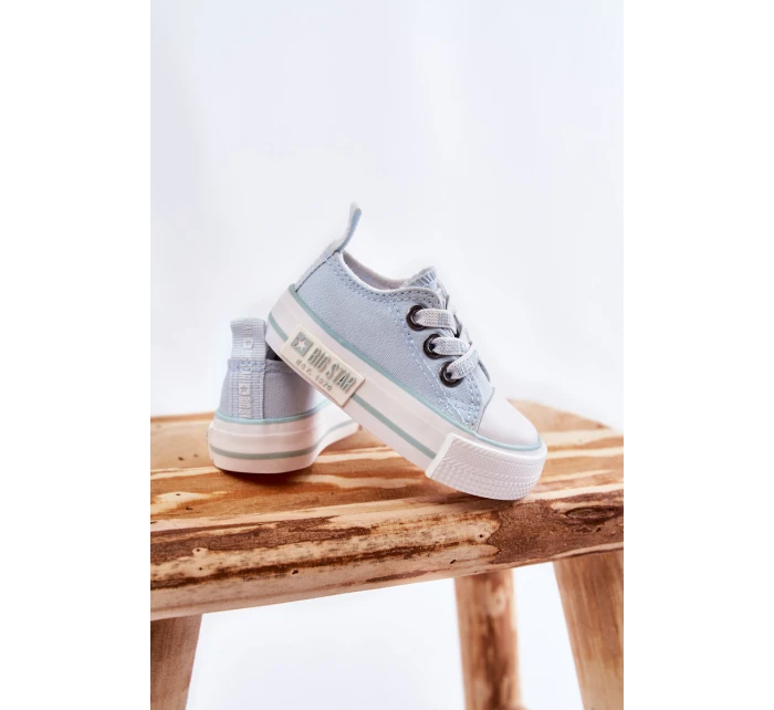 Dětské látkové tenisky BIG STAR model 21594774 Modrá - Big Star Shoes Dětské látkové tenisky BIG STAR model 21594774 Modrá - Big Star Shoes