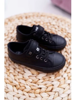 Dětské Kožené Tenisky BIG STAR EE374034 Černé