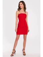 Dámské šaty K131 Červená - Makover