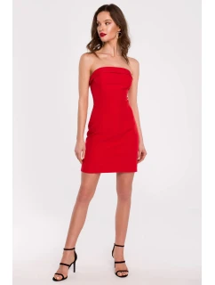 Dámské šaty K131 Červená - Makover