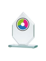 Skleněná trofej s barevným potiskem LuxorJet Skleněná trofej s barevným potiskem LuxorJet