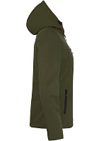 Padded Hooded Softshell Women Dámská zateplená softshellová bunda s kapucí model 22454966 fog green - Clique Padded Hooded Softshell Women Dámská zateplená softshellová bunda s kapucí model 22454966 fog green - Clique