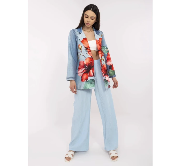 Marynarka DHJ MA 18525 model 21091718 niebieski - FPrice Marynarka DHJ MA 18525 model 21091718 niebieski - FPrice