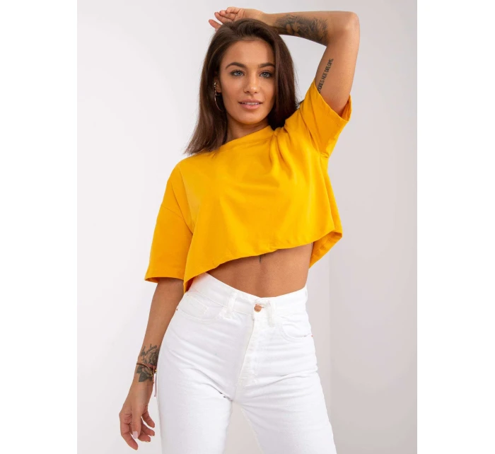 Tričko RV TS model 17009701 světle oranžová - FPrice Tričko RV TS model 17009701 světle oranžová - FPrice