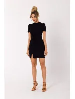 Mini šaty s předním  černé model 18383249 - Moe
