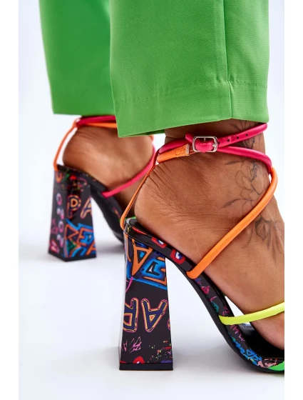 Módní sandály na vysokém podpatku Vícebarevné Josette