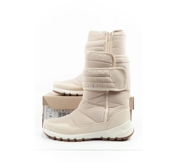 Dámské sněhové boty EW-25-9011 Béžová s ecru - Easy Way Dámské sněhové boty EW-25-9011 Béžová s ecru - Easy Way