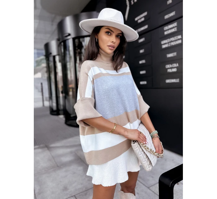 Dámský oversize svetr ZEPHYR šedý MY2022