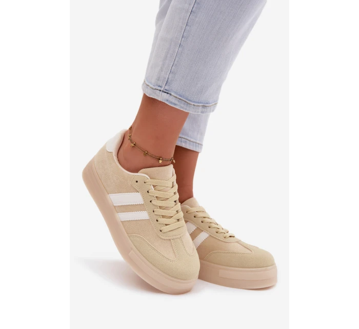 Dámské tenisky na platformě žluté model 21937663 - Boto