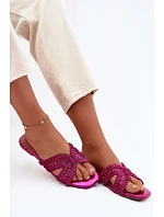 Dámské ploché fuchsiové model 22067128 - Boto Dámské ploché fuchsiové model 22067128 - Boto