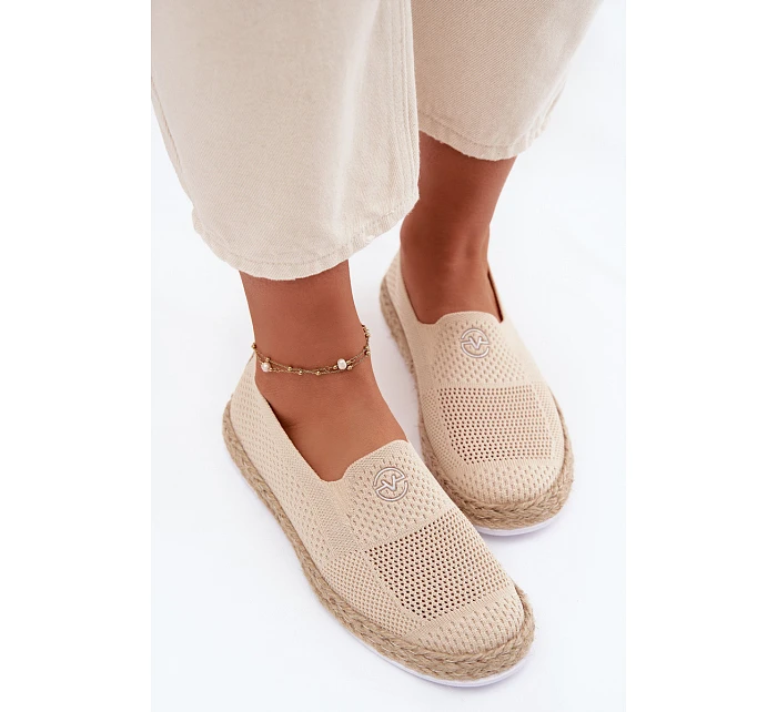 Dámské espadrilky Vinceza Béžové Dámské espadrilky Vinceza Béžové