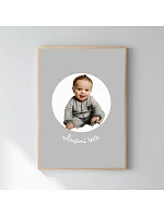 Personalizovaný magický fotoobraz v rámu - 50x70 - výřez fotky na podkladu Personalizovaný magický fotoobraz v rámu - 50x70 - výřez fotky na podkladu