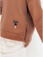 Dámská hnědá mikina BIFAL FashionStreet BY1256