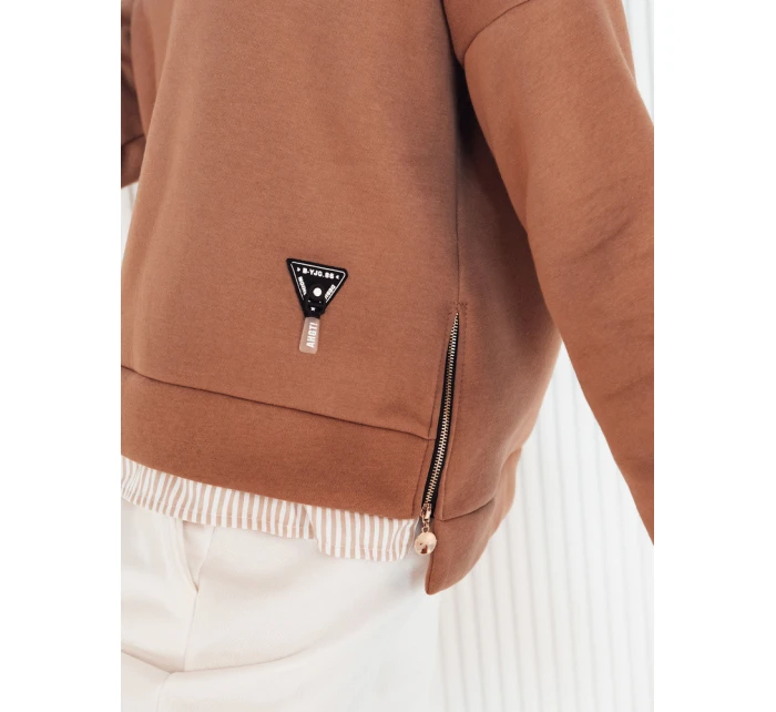 Dámská hnědá mikina BIFAL FashionStreet BY1256