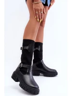 Dámské kotníkové boty s punčochou černé Abroze Dámské kotníkové boty s punčochou černé Abroze