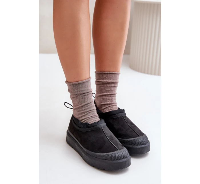 Dámské Sněhule Na Platformě S Svrškem Černé model 21676505 - Boto Dámské Sněhule Na Platformě S Svrškem Černé model 21676505 - Boto