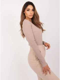 Bluzka RV BZ model 20136629 ciemny bezowy - FPrice