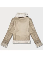 Glakate zimní ramones z umělé kožešiny teplý béžový (238025##) Glakate zimní ramones z umělé kožešiny teplý béžový (238025##)