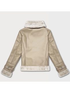 Zimowa ramoneska na  beż model 21783437 - Glakate