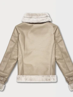 Zimowa ramoneska na  beż model 21783437 - Glakate