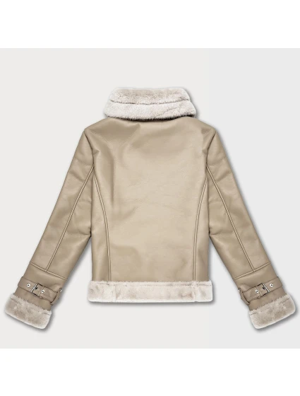 Zimowa ramoneska na  beż model 21783437 - Glakate