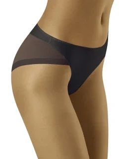 Dámské kalhotky model 16996439 black WOLBAR - Wol-Bar