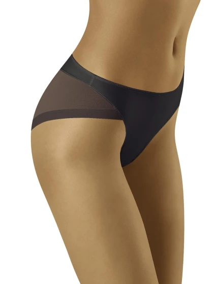 Dámské kalhotky model 16996439 black WOLBAR - Wol-Bar