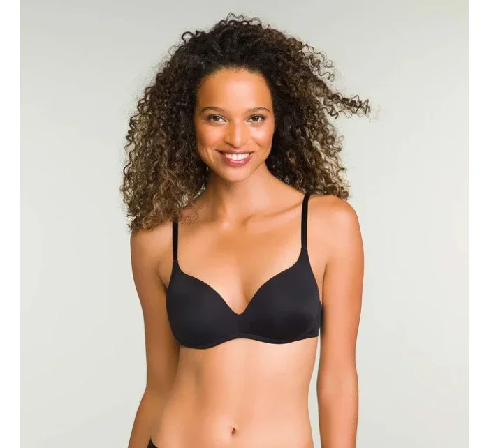 Dámská push-up podprsenka bez kostic DIM INVISIFREE PUSH UP BRA - DIM - černá