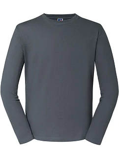 Tričko s dlouhým rukávem "Authentic" 10. convoy grey model 22496410 - Russell Athletic
