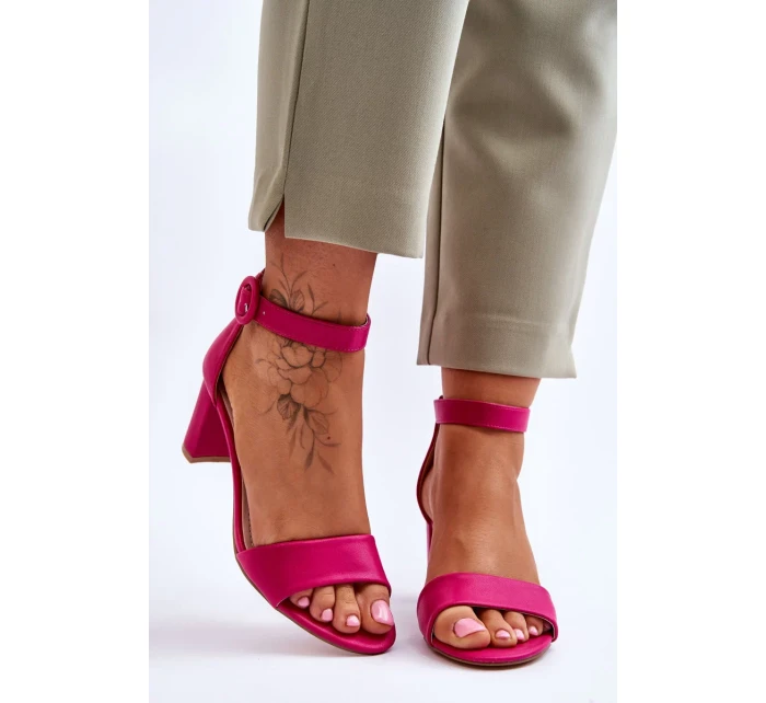 Dámské Sandály Na Podpatku Fuchsie Lexi Dámské Sandály Na Podpatku Fuchsie Lexi