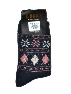Dámské ponožky Cosas BDP-016 Angora fialové - Ulpio