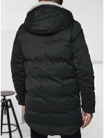 Pánská zimní bunda parka s kapucí zelená FashionStreet TX4963