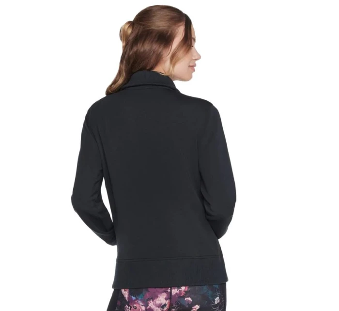 Skechers Mikina bez kapuce Skechcloud Jacket WJA288-BLK Black L