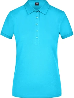 Daiber JN 709 Dámské elastické piqué polo 02.0709 turquoise