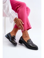 Dámské lakované mokasíny černé Nerilaja Dámské lakované mokasíny černé Nerilaja