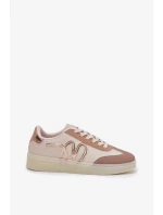 Nízké Dámské Sportovní Boty Z Eko Kůže Béžové Iladira Nízké Dámské Sportovní Boty Z Eko Kůže Béžové Iladira