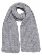 model 21417256 Žebrovaná šála šedá - Moe model 21417256 Žebrovaná šála šedá - Moe