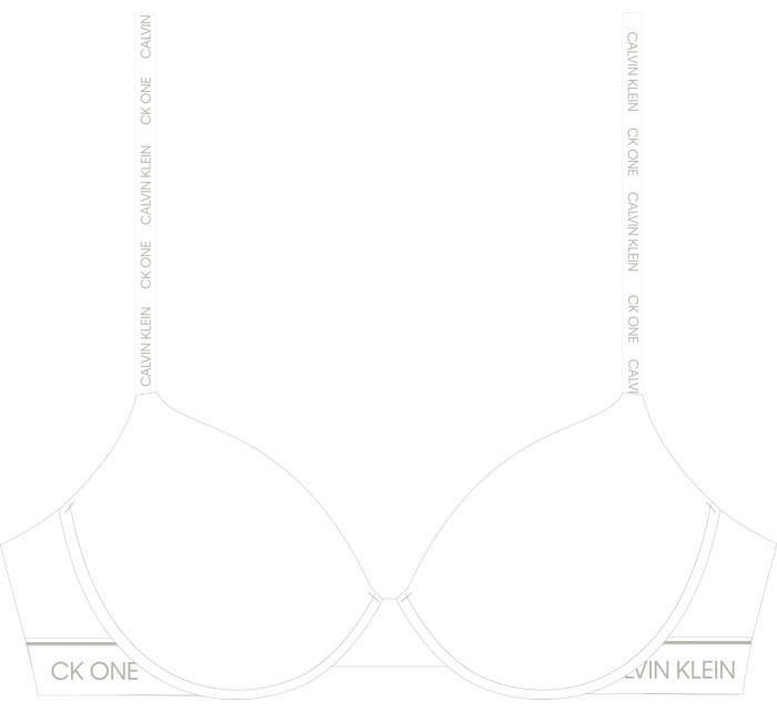 Spodní prádlo Dámské podprsenky LIGHTLY LINED DEMI 000QF5732E100 - Calvin Klein