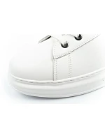 pánské tenisky model 22056000 z přírodní kůže bílé - Karl Lagerfeld