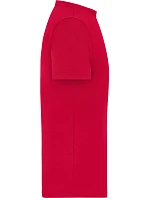 Daiber 8040 Pánské bio tričko s jemným žebrováním 02.8040 red Daiber 8040 Pánské bio tričko s jemným žebrováním 02.8040 red