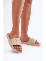 Pěnové Dámské Pantofle Big Star model 21676330 Béžové - Big Star Shoes Pěnové Dámské Pantofle Big Star model 21676330 Béžové - Big Star Shoes