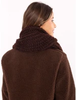 Szalik AT SZ S model 21488763 ciemny brązowy - FPrice