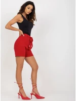 LK SN Šortky model 18461617 červená - FPrice LK SN Šortky model 18461617 červená - FPrice